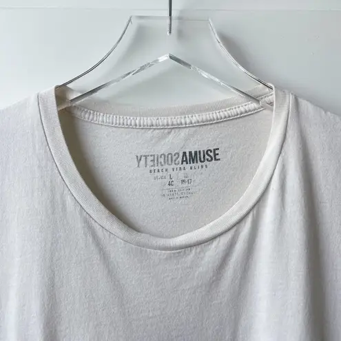 Amuse Society  Island Vida Tropical Graphic T Shirt Large