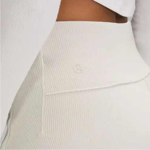 Lululemon  Brushed Softstreme Ribbed Zip Flared Pant 32.5"