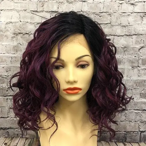 Tricia synthetic lace front J part wig NWT Black