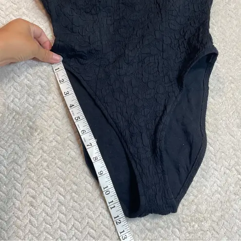 Citrus Black One Piece Deep V