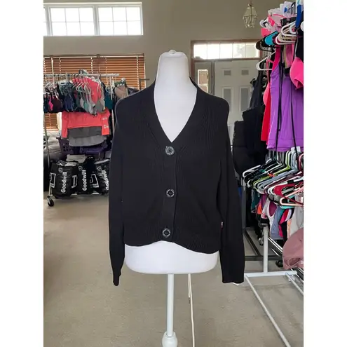 Women's Tommy Jeans Black Cardigan Sweater XS