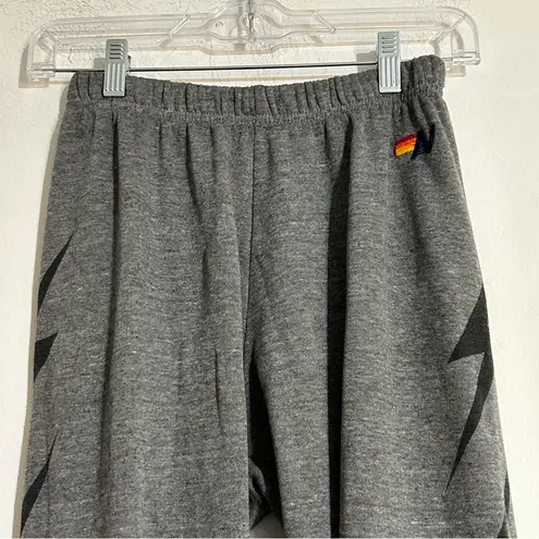 Aviator Nation Bolt 4 Sweatpants Grey Size Small