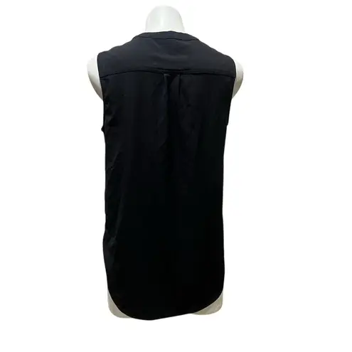 Hilary Radley Women's Sleeveless Blouse Black Size M Casual Spring