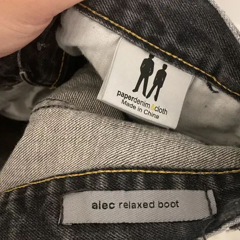 Paper Denim & Cloth Faded Black Bootcut Jeans