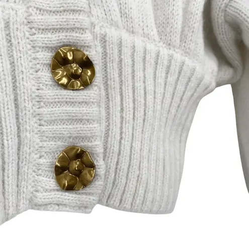 Farm Rio Bubble Knit Cardigan Sweater Mohair Wool Blend