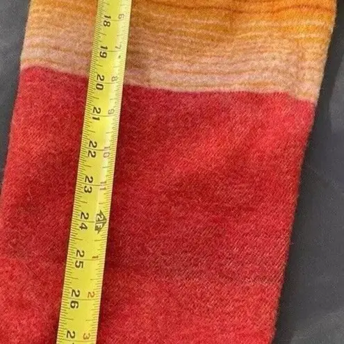 Woolrich VTG Coat Womens Large Red Southwest Aztec Woven Wool Blanket Jacket USA