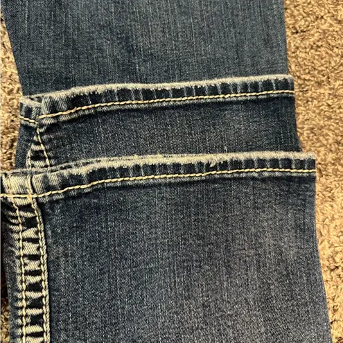 Silver jeans pioneer bootcut distressed low rise jeans 29 short Blue Size undefined