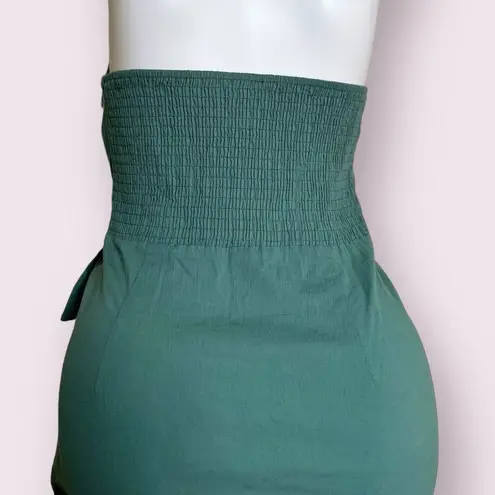 Blue Blush Womens  Las Angeles V Wire Strapless Green wrap Mini summer dress​