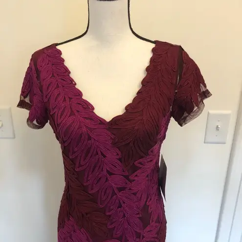 JS Collections Soutache Embroidered Dress V Neck 6