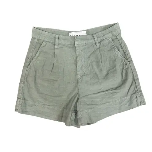 Frank & Eileen Waterford Shorts Linen Blend Light Green 4