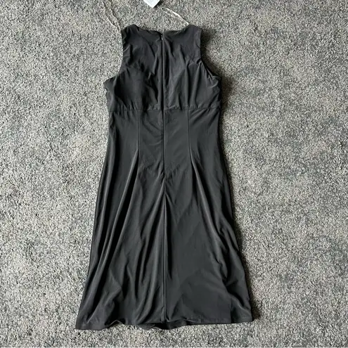 msk rhinestone side slit dress Black Size 6