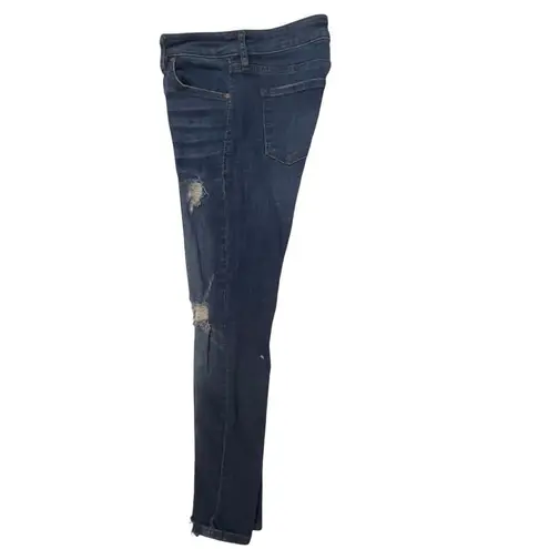 Dear John  Joyrich Comfort Skinny Size 29X26 Women's Jeans Dark Wash Distressed