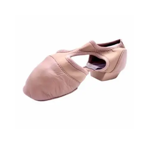 Capezio Caramel Lyrical Modern Slip On Dance Shoes Size 5 Pedini Femme Leather