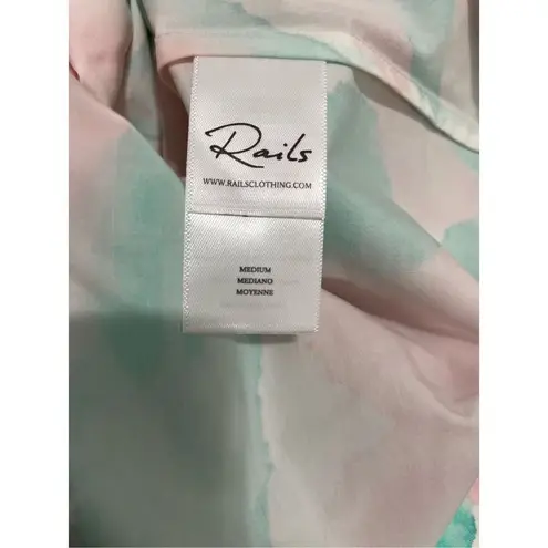 Rails rizo cutout candy mint midi dress M