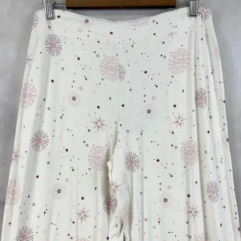 Soma Womens Pants Medium Cool Nights Lounge Soft Relaxed Fit Celestial Sleepwear