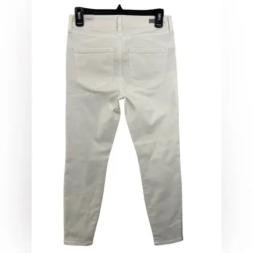 NWT Liverpool Ivory Cream Porcelain Hugger Piper Ankle Skinny Jeans Size 4 / 27 White