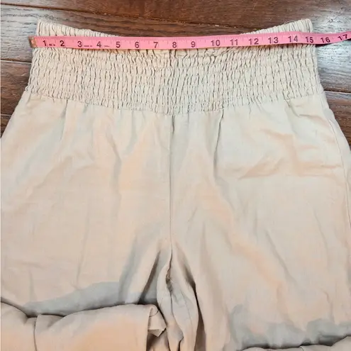 CeCe Wide-Leg Smocked Waist Pants – Size M