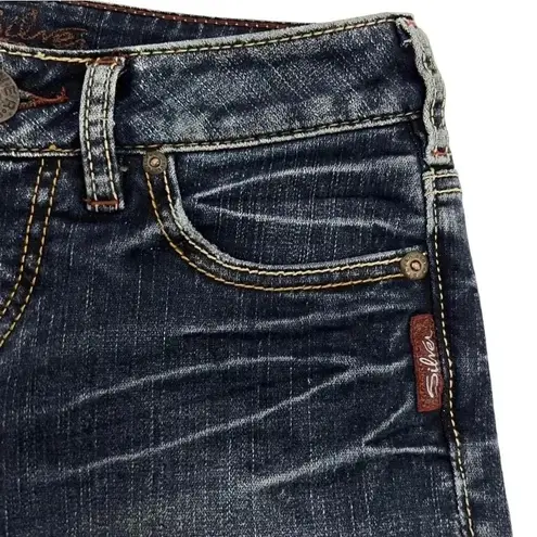 Silver Jeans SILVER Toni Western Glove Works Bootcut Jeans Blue Wash Denim Size 24/31 NEW