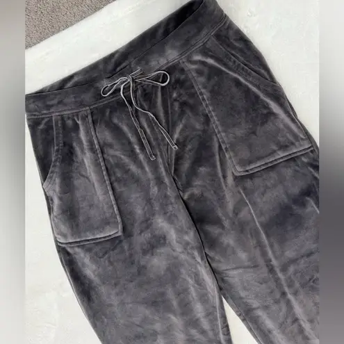House of Harlow 1960 x Nicole Richie Gray Velour Jogger Pants Size M