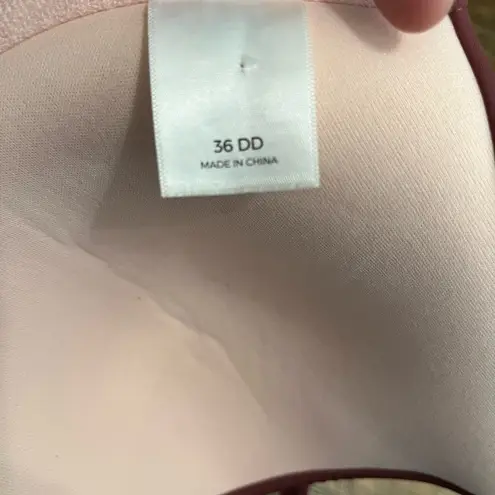 Dark red/brown and light pink Bikini with Intricate Cutout Design top Brown Size undefined