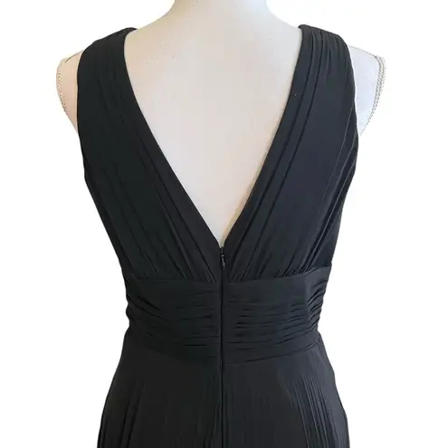 BCBG Paris Black Silk Beaded Sequin Dress Size 8 Whimsigoth Fairy Cocktail HOCO