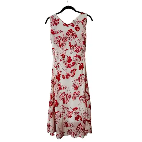 Clara Yoon Floral Babydoll Dress Y2K Coquette Cottagecore Size Small Red