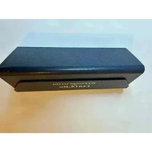 Colours by Alexander Julian Men Women Eyeglass Case Blue Hard Triangular Folding thumbnail 2