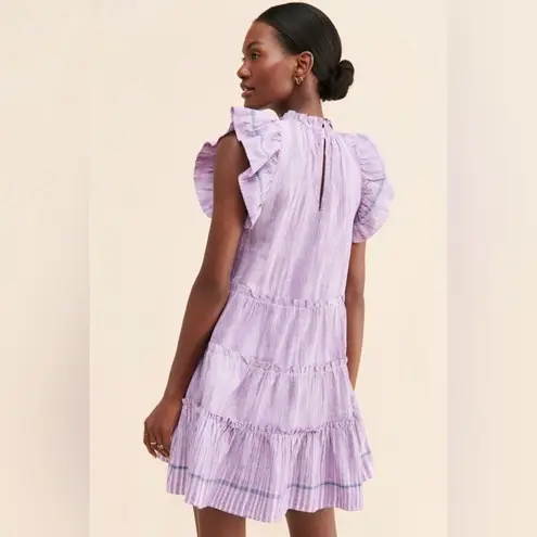 Saylor Amalia Ruffle Flutter Sleeve Dress Size XS