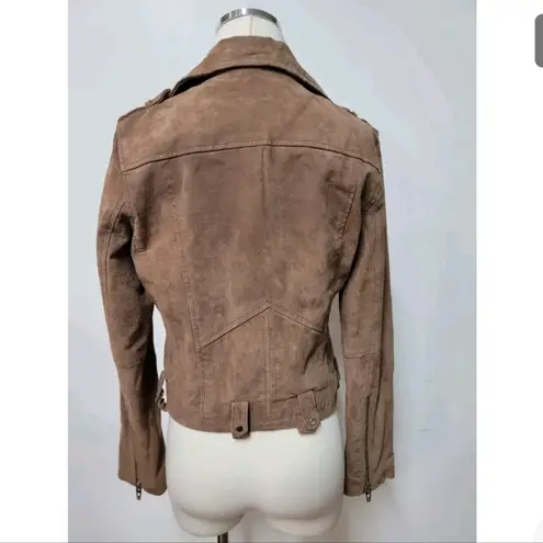 BLANK NYC  Suede Moto Jacket Size S $448