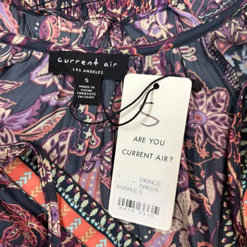 Current Air Alyce Mini Dress Size Small Long Sleeve Boho