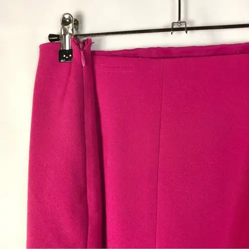 Anne Klein  Hot Pink Knee Length Pencil Skirt 14