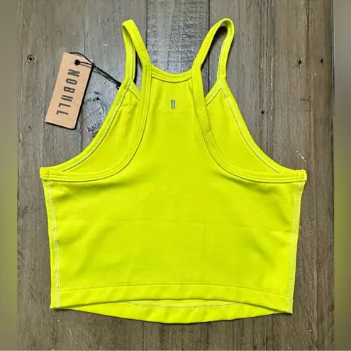 Nobull NWT Women's High Neck Cropped Tank - XS Neon Yellow
