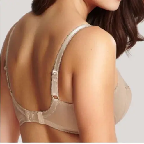 Panache  Jasmine 6951 tan nude lace unlined bra 32F