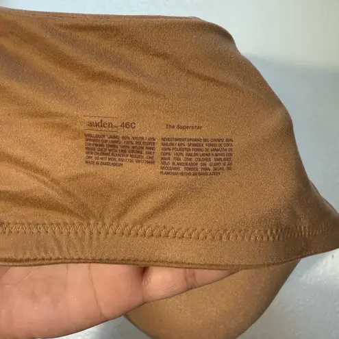 Auden Brown Underwire Bra Size 46C Tan