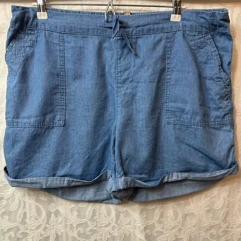 Como vintage Women’s Blue Denim Shorts Size Large