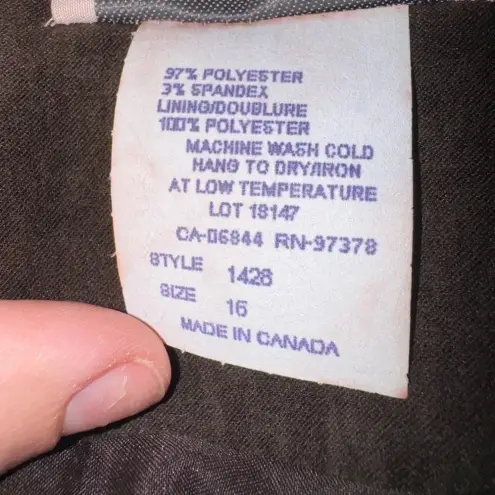 NWT Sport Collection women’s‎ Vintage Brown suede like Skirt size 16 midi pencil