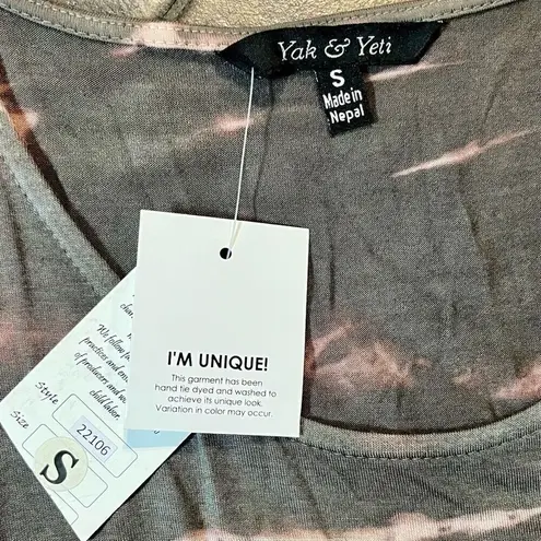 NWT Yak & Yeti Tye Dye Ombre Tank Small Blue