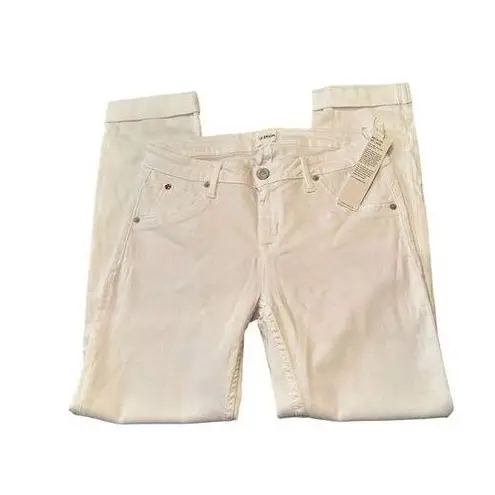 Hudson Women's Bacara Crop Jeans Size 29 White Cropped Denim Pants