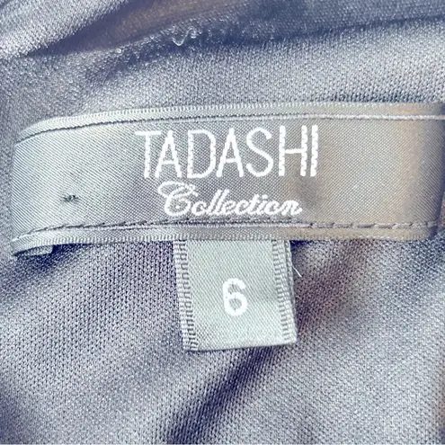 Tadashi Shoji Tadashi Collection Off The Shoulder Silk Black & White Layered Top Size 6