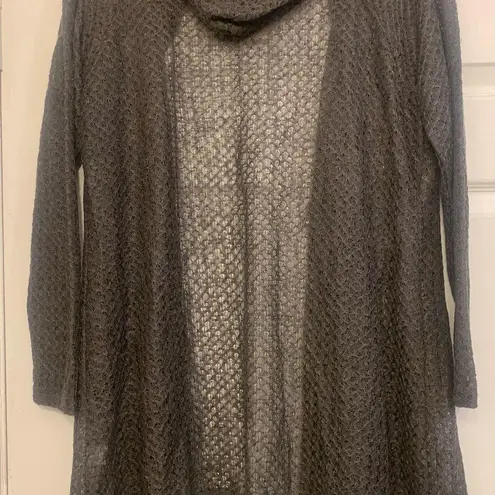NWT Energe Charcoal Gray Hooded Goth Style 1X Cardigan 1518