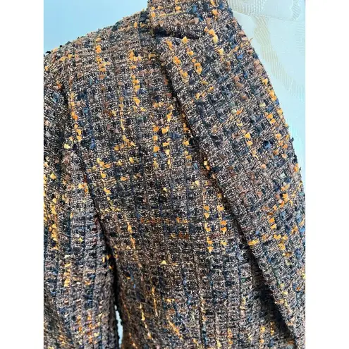 Amanda & Chelsea Boucle Tweed Blazer Small