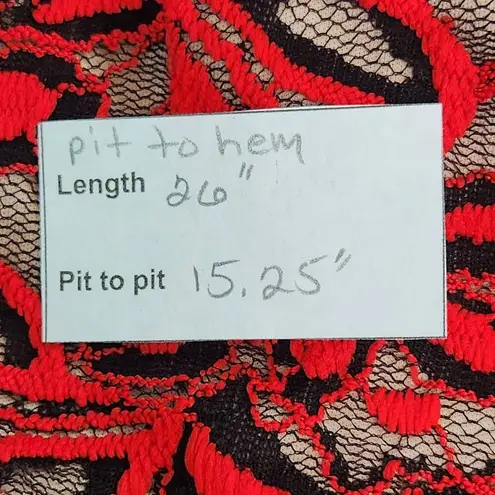 Madam X Red Lace One Shoulder Dress with Peplum NWT Size 6 Lace Cocktail Dress