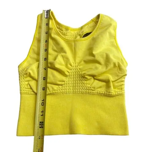 Sweaty Betty Size S Stamina Long Line Sports Bra Bright Yellow