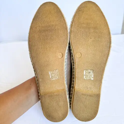 Vince  Daria Suede Flat Taupe Espadrille Loafer size 7 M