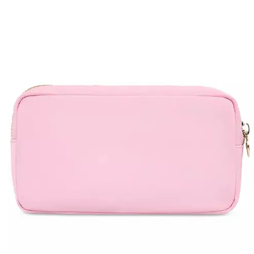 Stoney Clover Lane "stuff" Embroidered Small Pouch in Flamingo New Bag