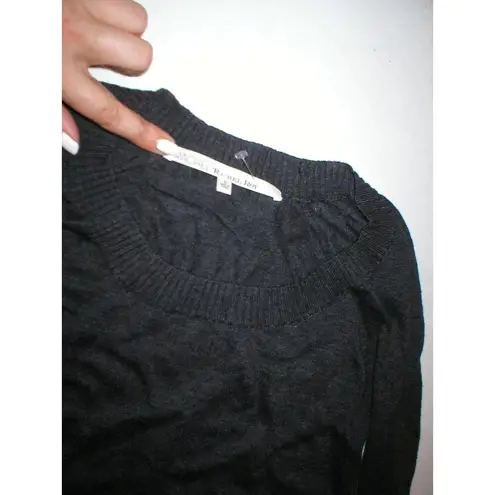 Rachel Roy New NWT $109 Dress Gray Black Sweater Small S Long Sleeves Viscose