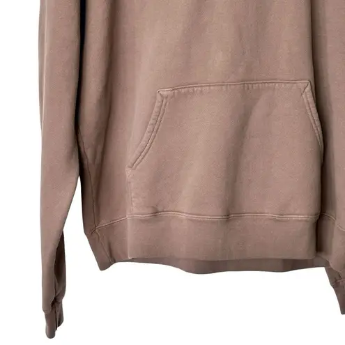 Set Active Los Angeles Penny Small brown oversized hoodie cotton sweatshirt