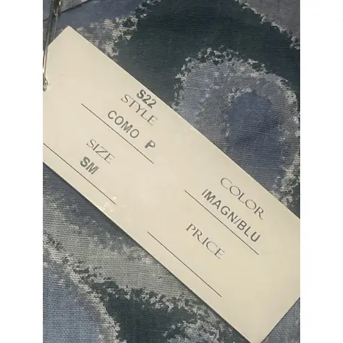 Indah Como Oversize Button Up Shirt in Imagine Blue Small New Womens Blouse