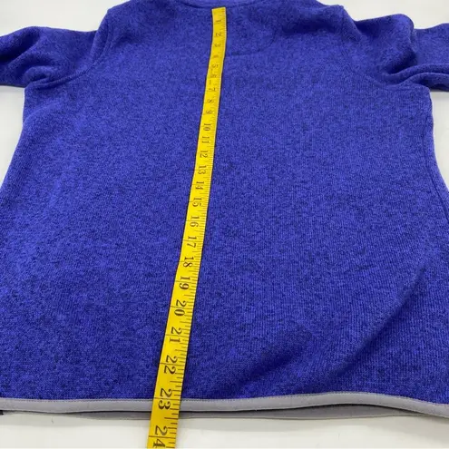 L. L. Bean Sweater Fleece Pullover Purple Size Small