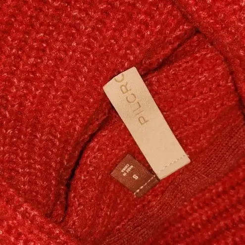 Pilcro  Anthropologie Womens Red‎ Oversized Turtleneck Sweater Small